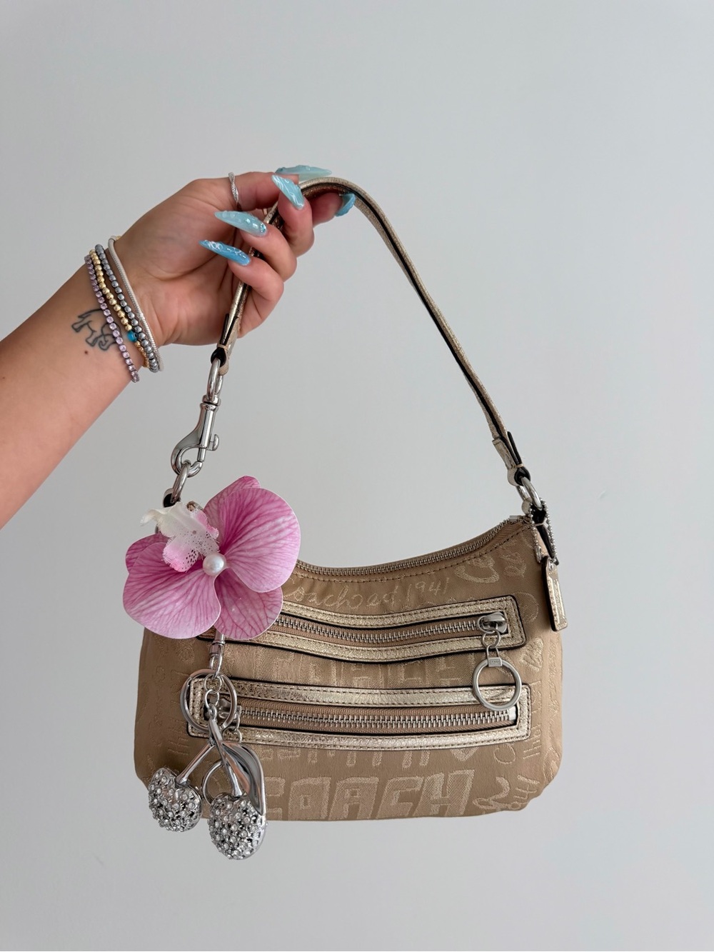 vintage Coach Poppy Demi Shoulder Bag